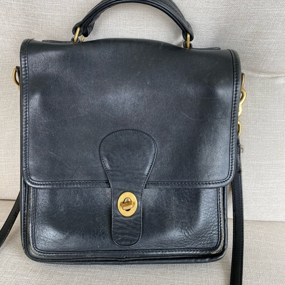 Vintage leather Coach Crossbody